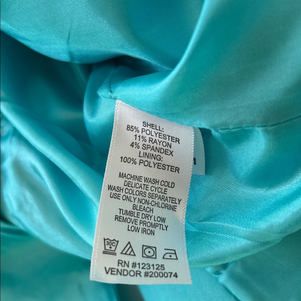 Chadwicks Women's Teal Blazer - Picture 5 of 5